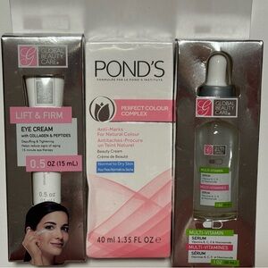 Skincare Bundle Lot Global Beauty Care and Ponds
